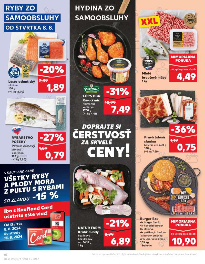 Kaufland Szlovákia Akciós Újság 10 oldal