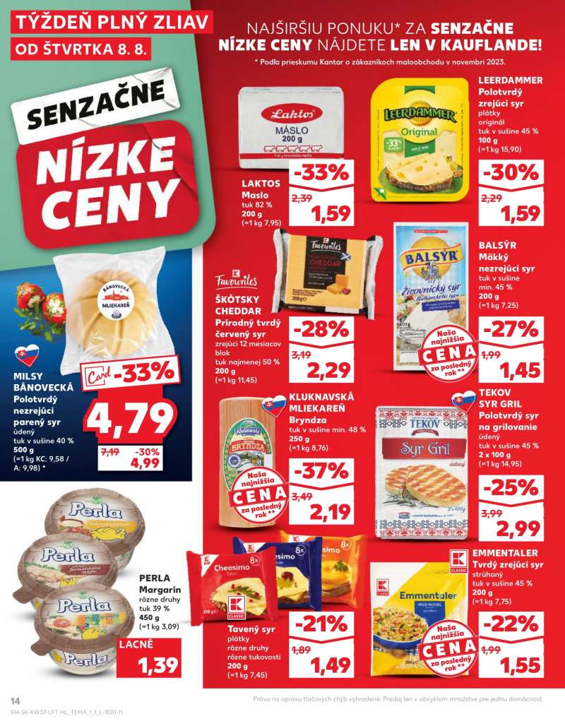 Kaufland Szlovákia Akciós Újság 14 oldal