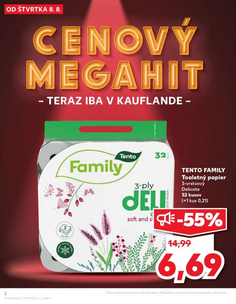 Kaufland Szlovákia Akciós Újság 2 oldal