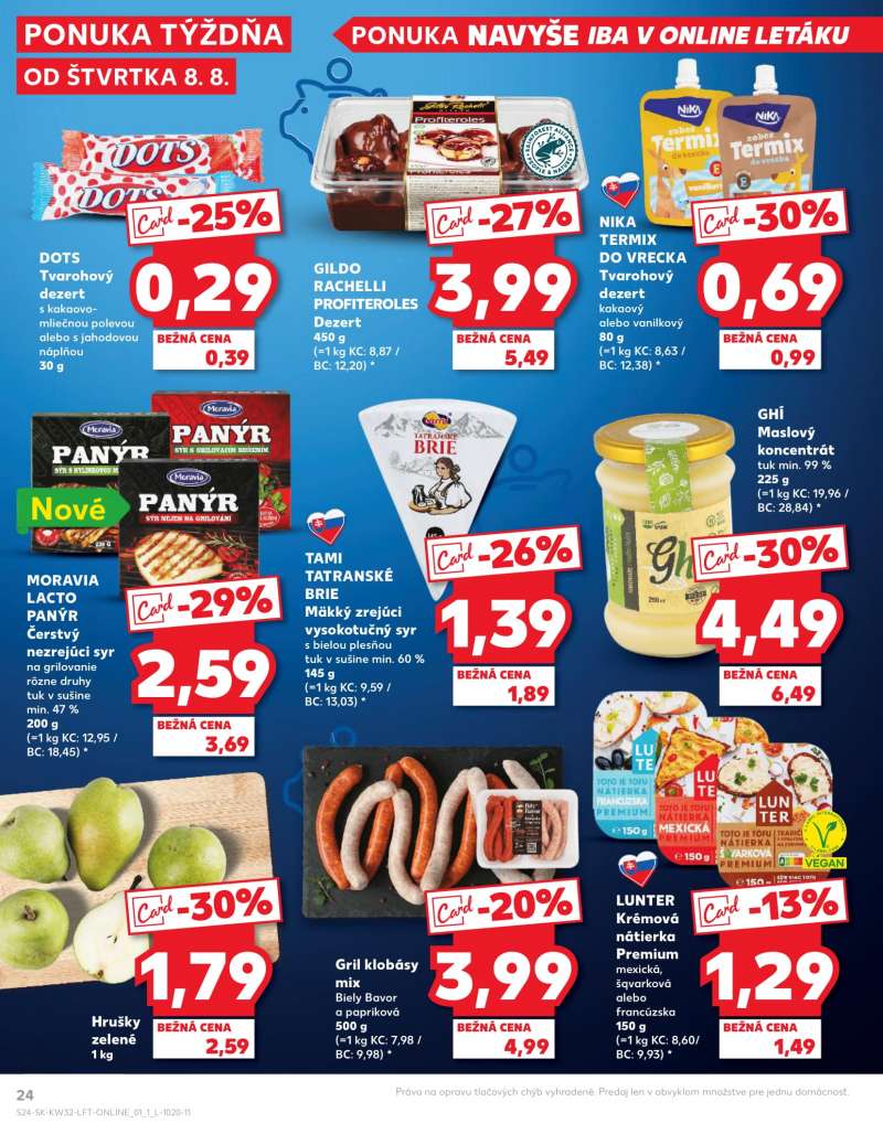 Kaufland Szlovákia Akciós Újság 24 oldal