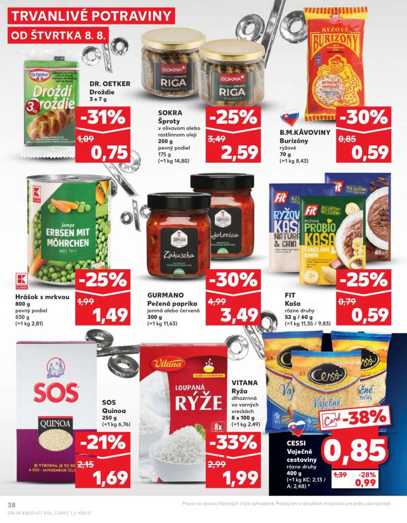 Kaufland Szlovákia Akciós Újság 38 oldal