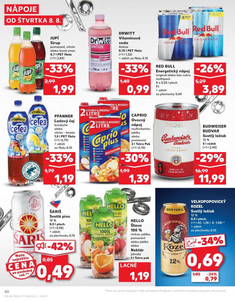 Kaufland Szlovákia Akciós Újság 40 oldal