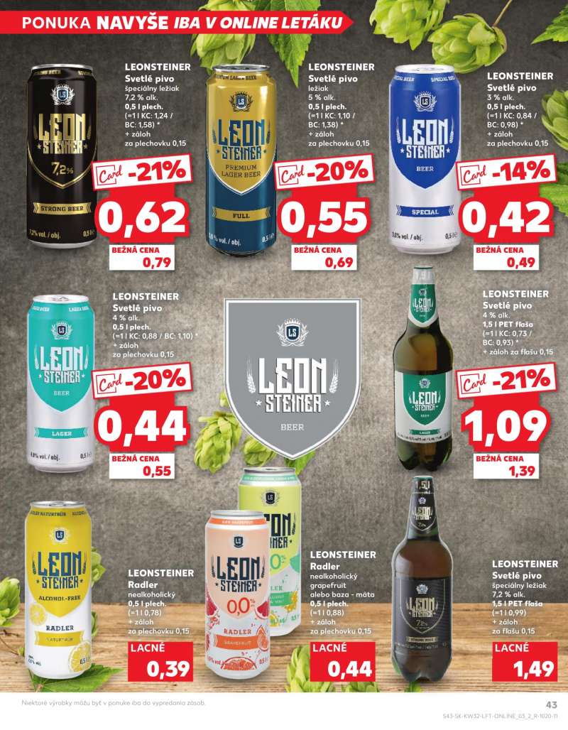 Kaufland Szlovákia Akciós Újság 43 oldal