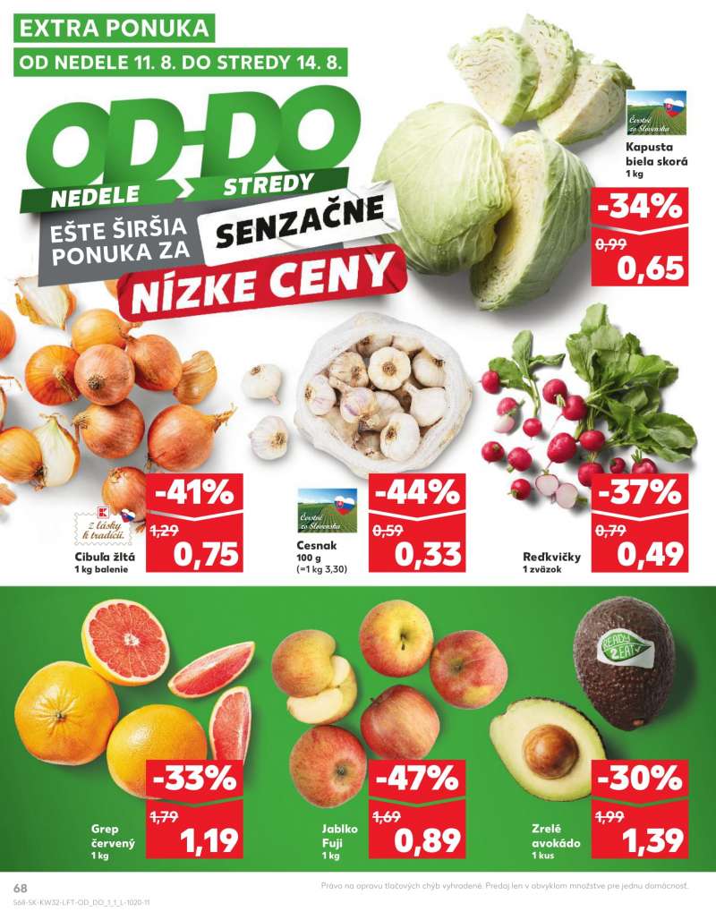 Kaufland Szlovákia Akciós Újság 68 oldal