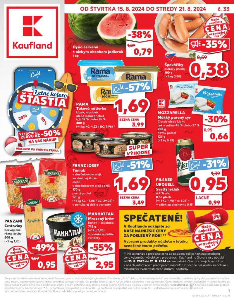 Kaufland Szlovákia Akciós Újság 1 oldal