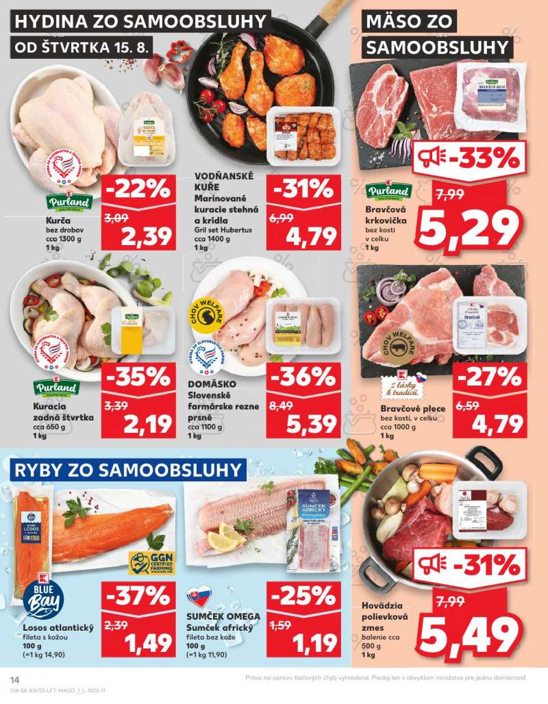 Kaufland Szlovákia Akciós Újság 14 oldal