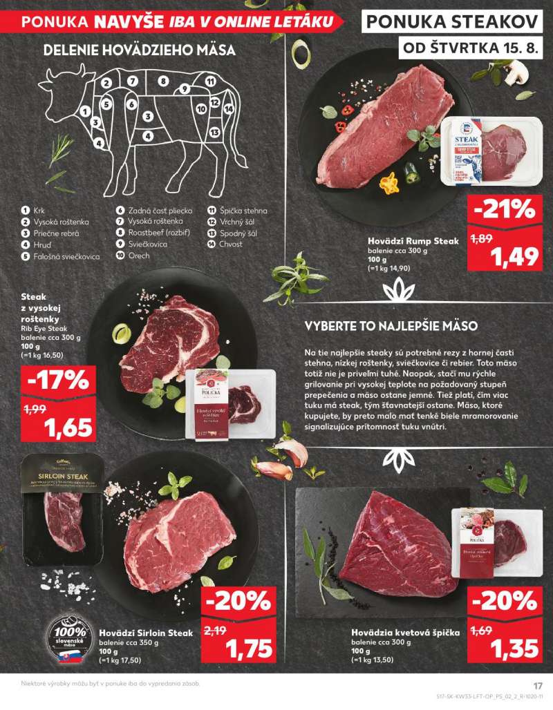 Kaufland Szlovákia Akciós Újság 17 oldal