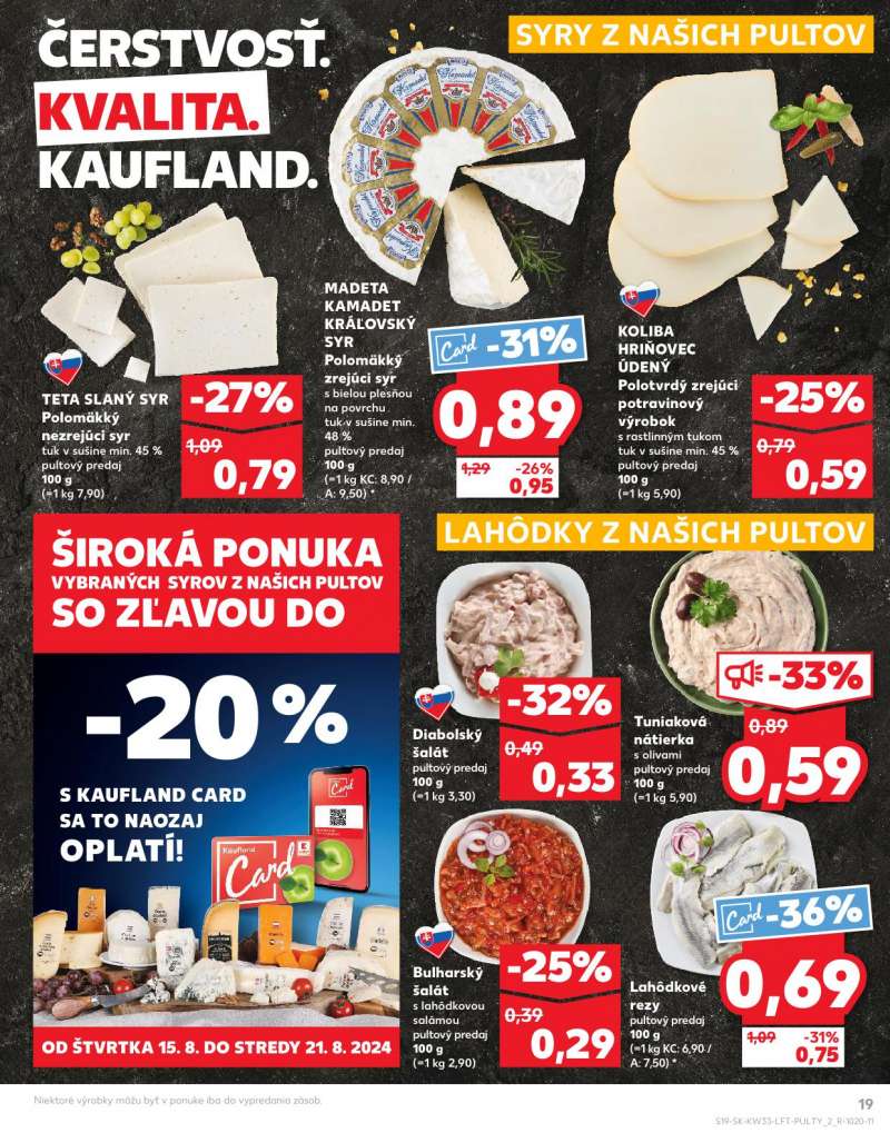 Kaufland Szlovákia Akciós Újság 19 oldal