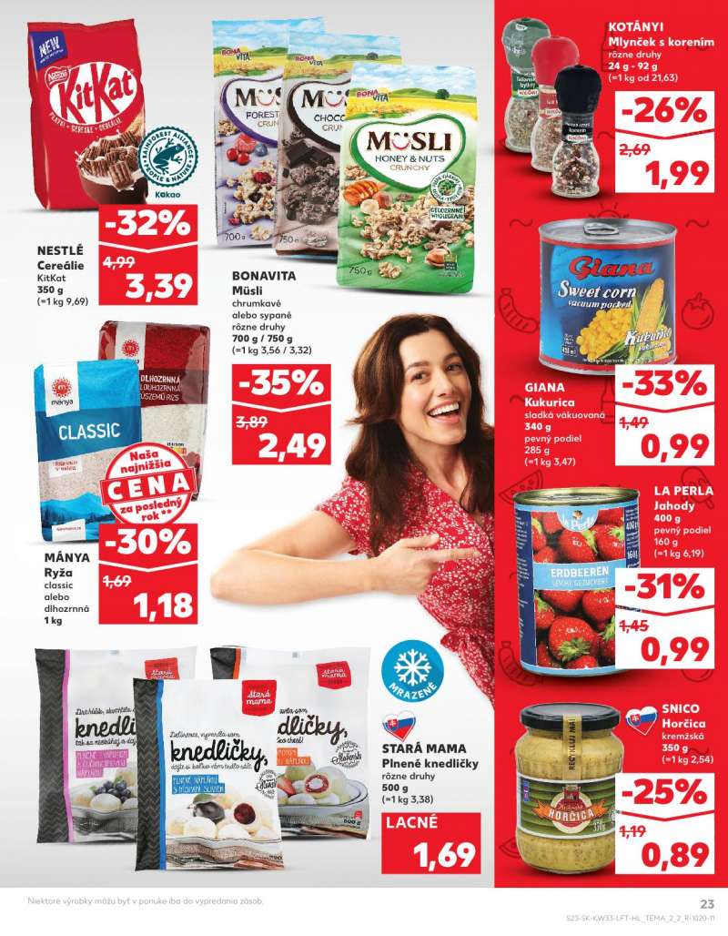 Kaufland Szlovákia Akciós Újság 23 oldal