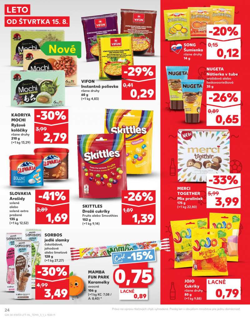 Kaufland Szlovákia Akciós Újság 24 oldal