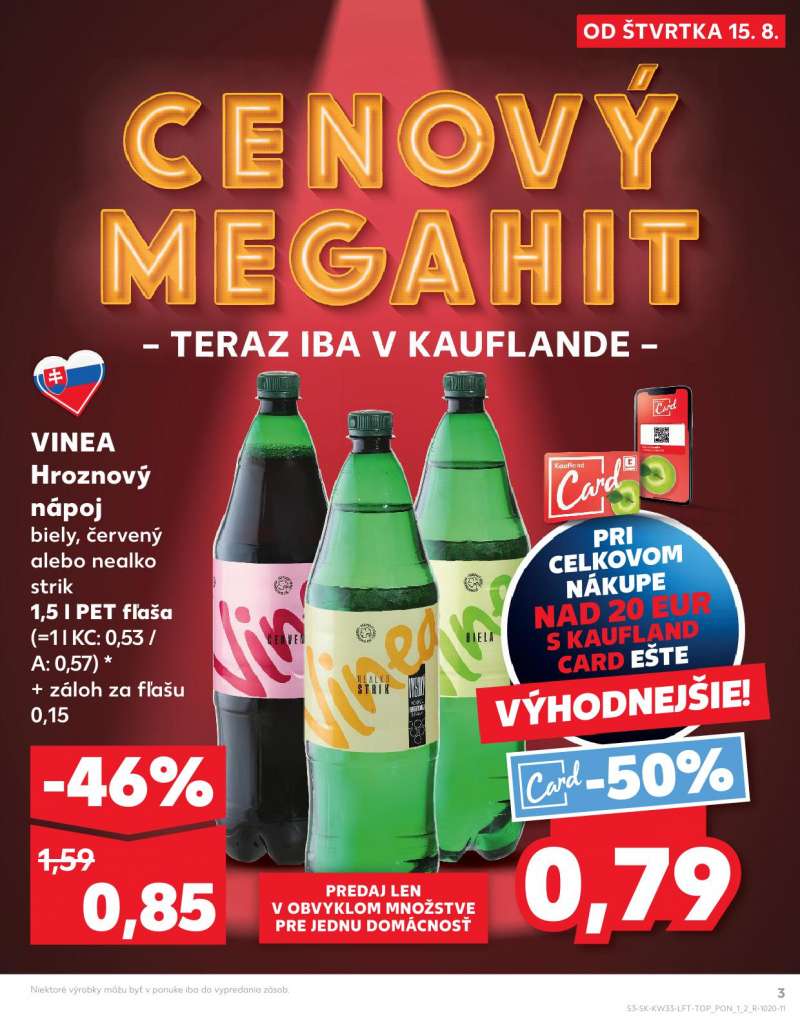 Kaufland Szlovákia Akciós Újság 3 oldal