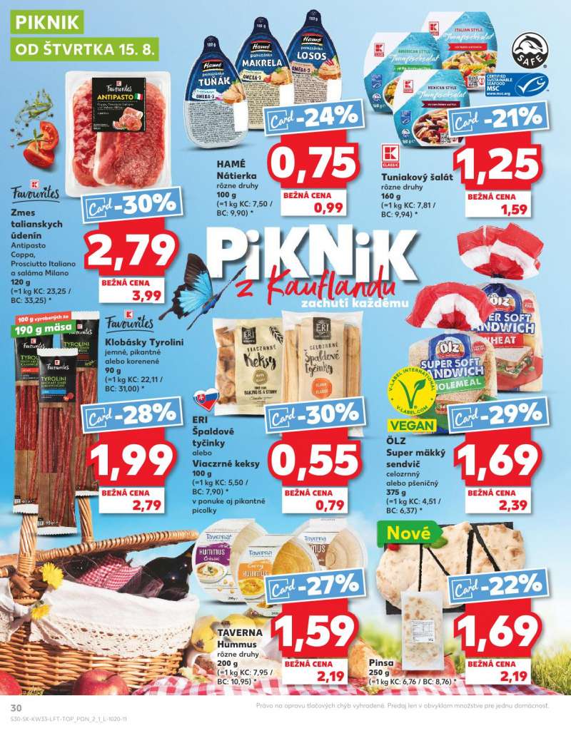 Kaufland Szlovákia Akciós Újság 30 oldal