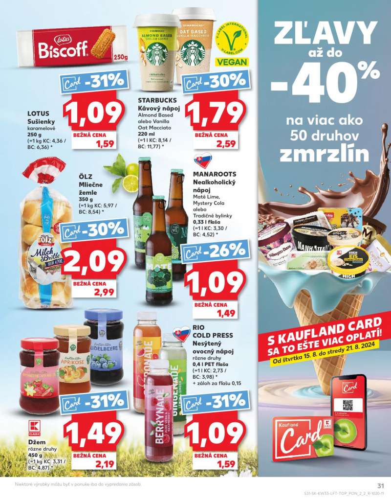 Kaufland Szlovákia Akciós Újság 31 oldal