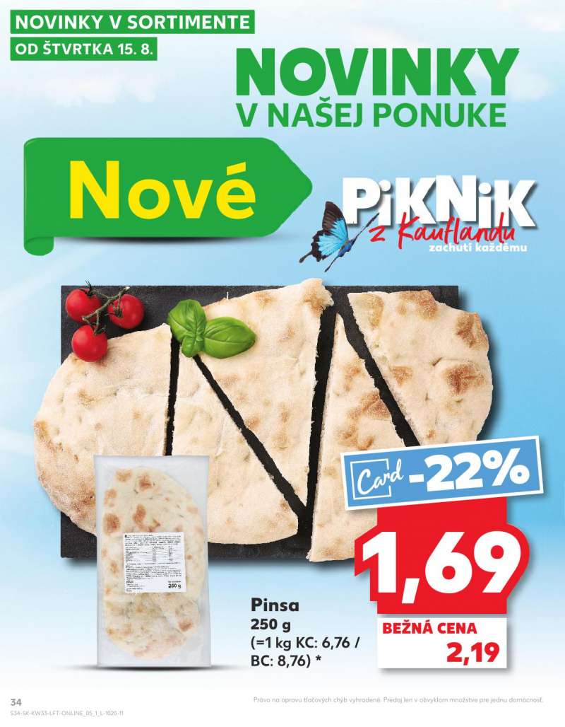 Kaufland Szlovákia Akciós Újság 34 oldal