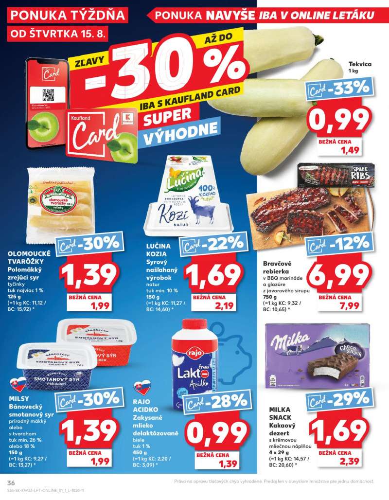 Kaufland Szlovákia Akciós Újság 36 oldal