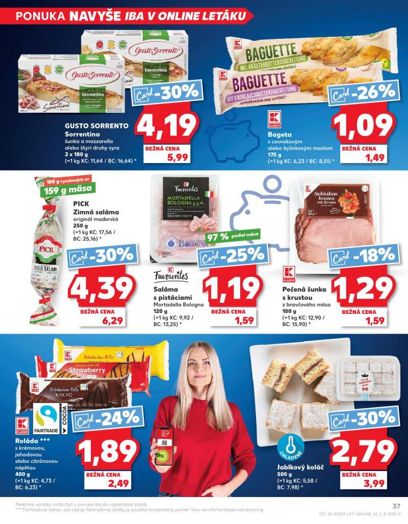 Kaufland Szlovákia Akciós Újság 37 oldal