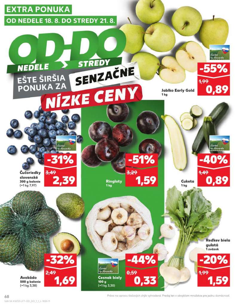 Kaufland Szlovákia Akciós Újság 68 oldal