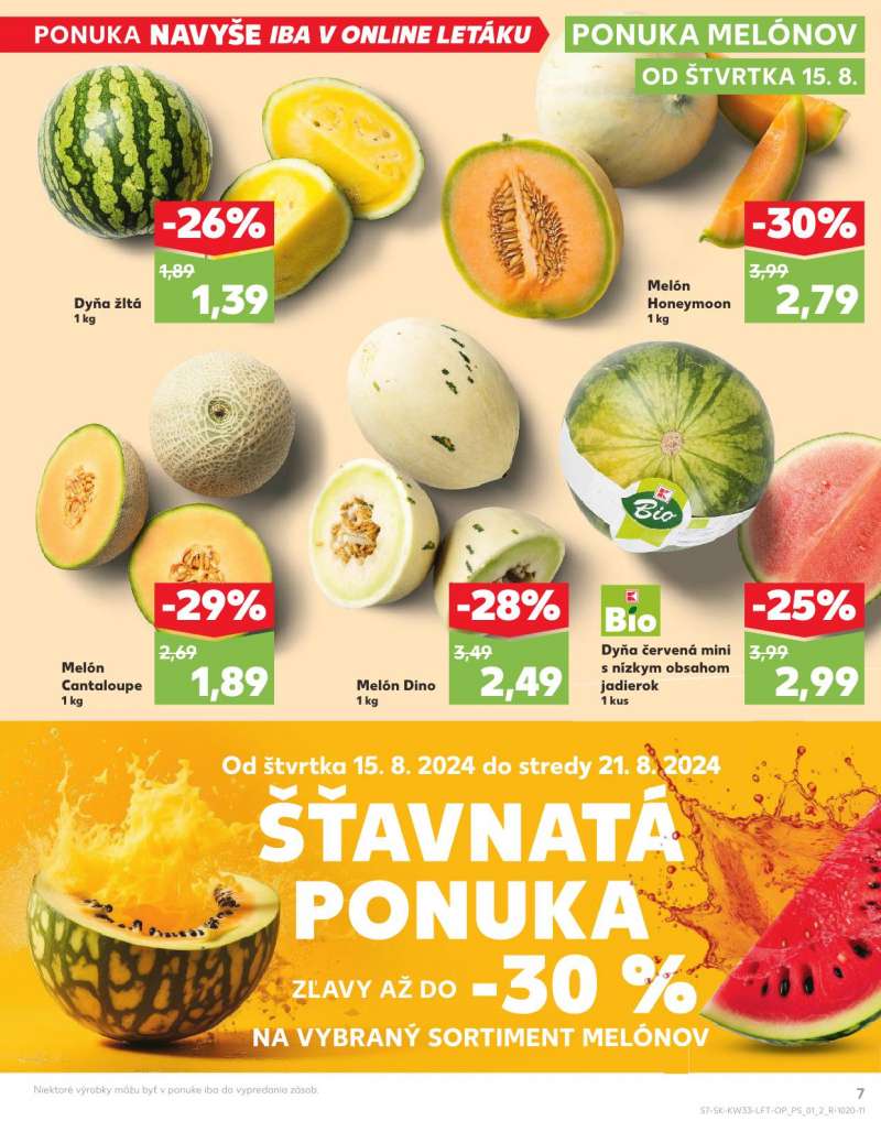 Kaufland Szlovákia Akciós Újság 7 oldal