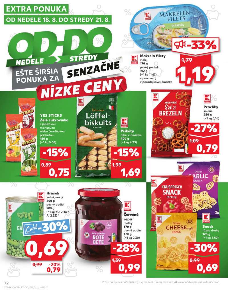 Kaufland Szlovákia Akciós Újság 72 oldal