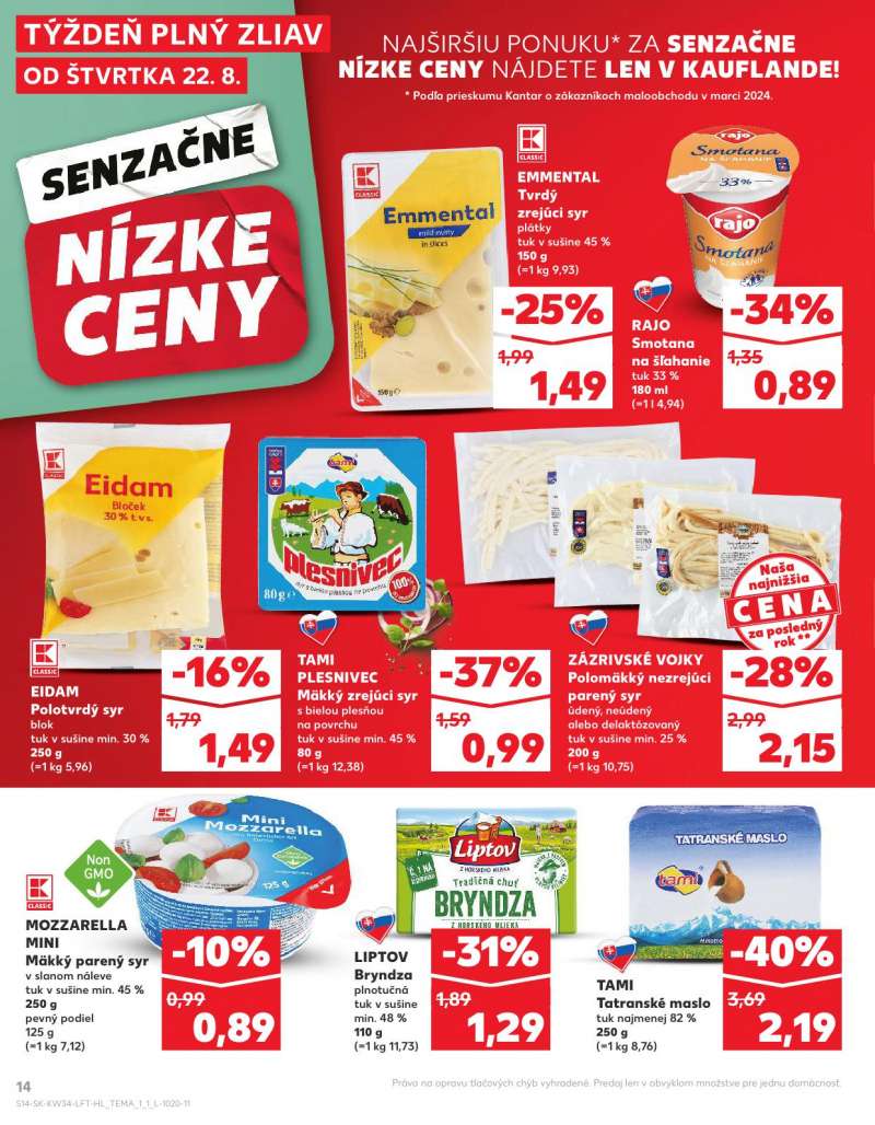 Kaufland Szlovákia Akciós Újság 14 oldal