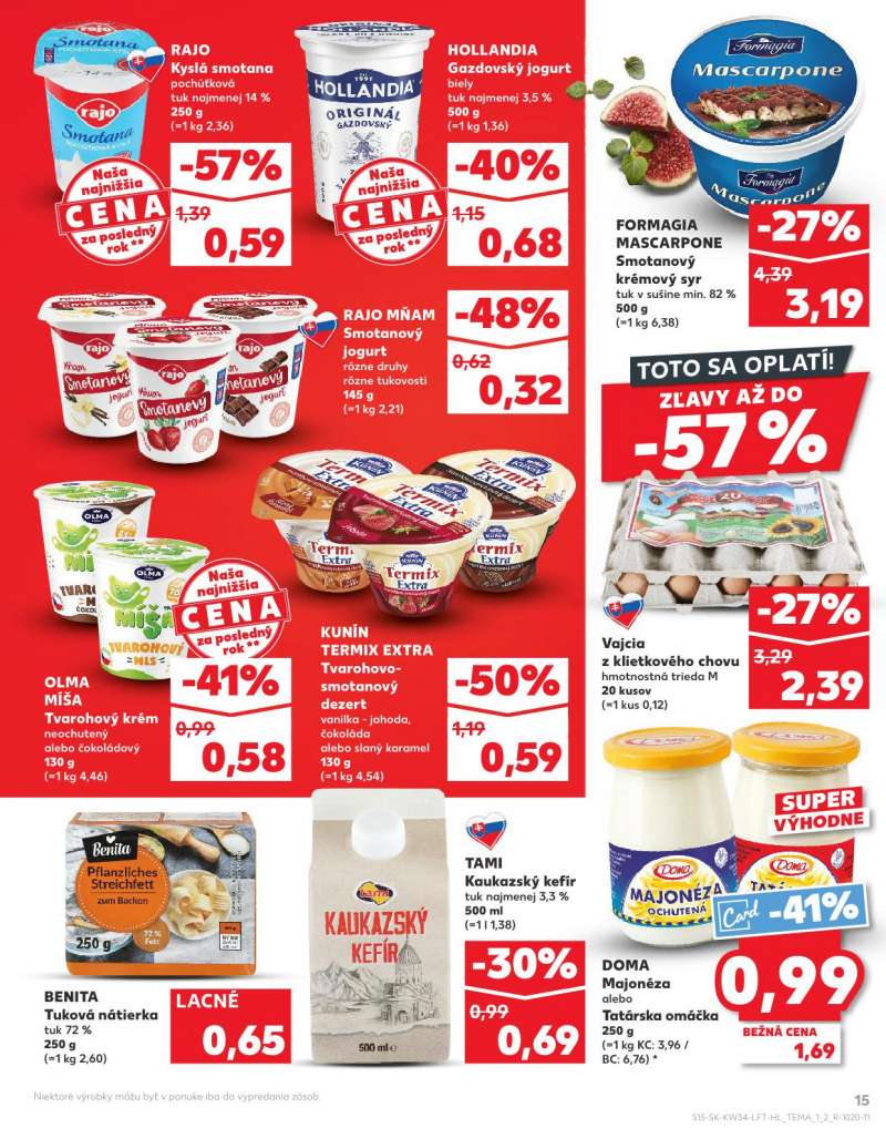 Kaufland Szlovákia Akciós Újság 15 oldal