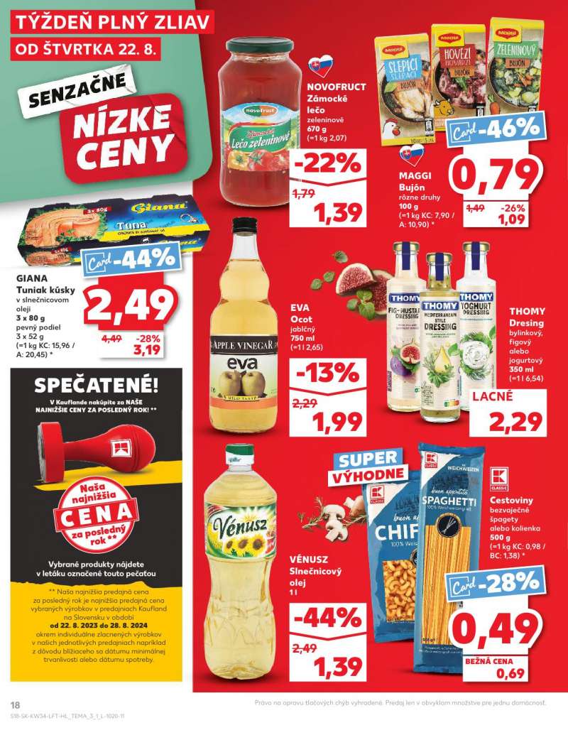 Kaufland Szlovákia Akciós Újság 18 oldal