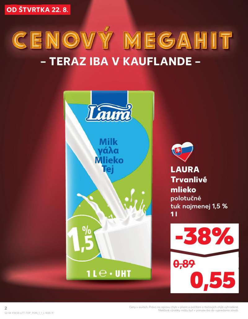 Kaufland Szlovákia Akciós Újság 2 oldal