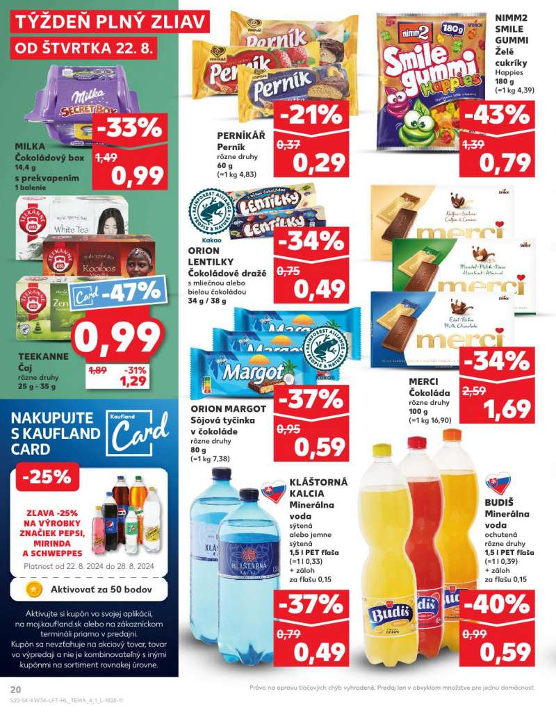 Kaufland Szlovákia Akciós Újság 20 oldal