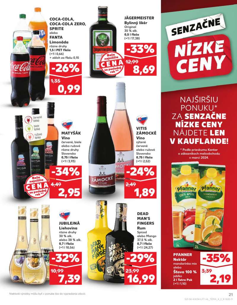 Kaufland Szlovákia Akciós Újság 21 oldal