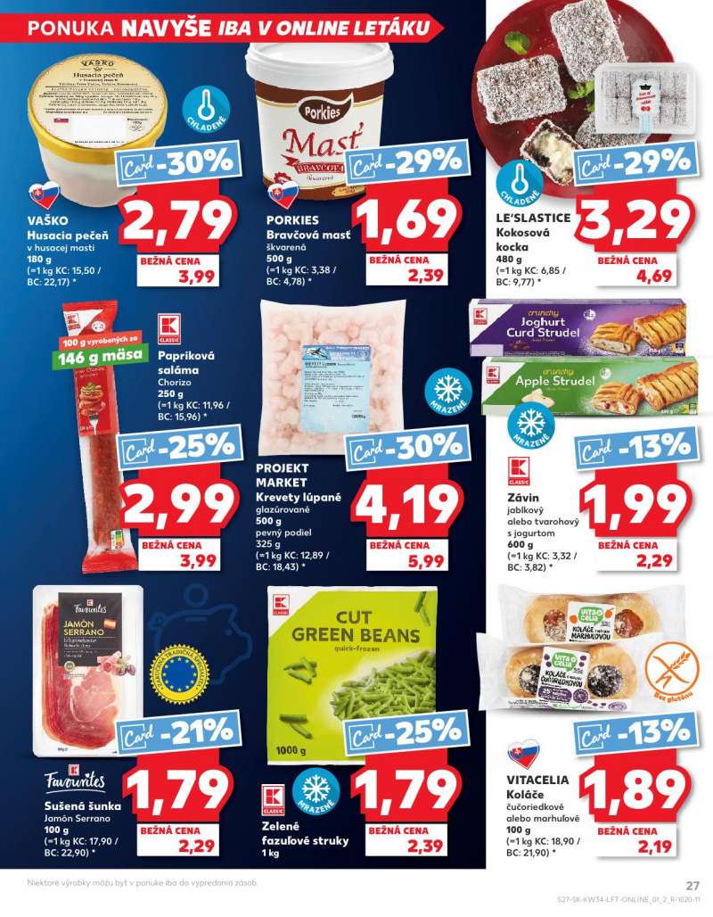 Kaufland Szlovákia Akciós Újság 27 oldal