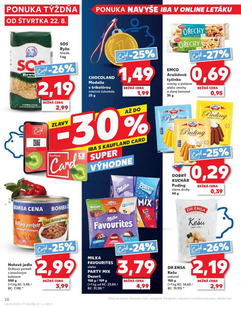 Kaufland Szlovákia Akciós Újság 28 oldal