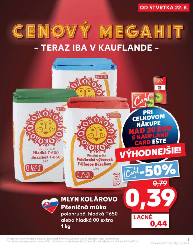 Kaufland Szlovákia Akciós Újság 3 oldal