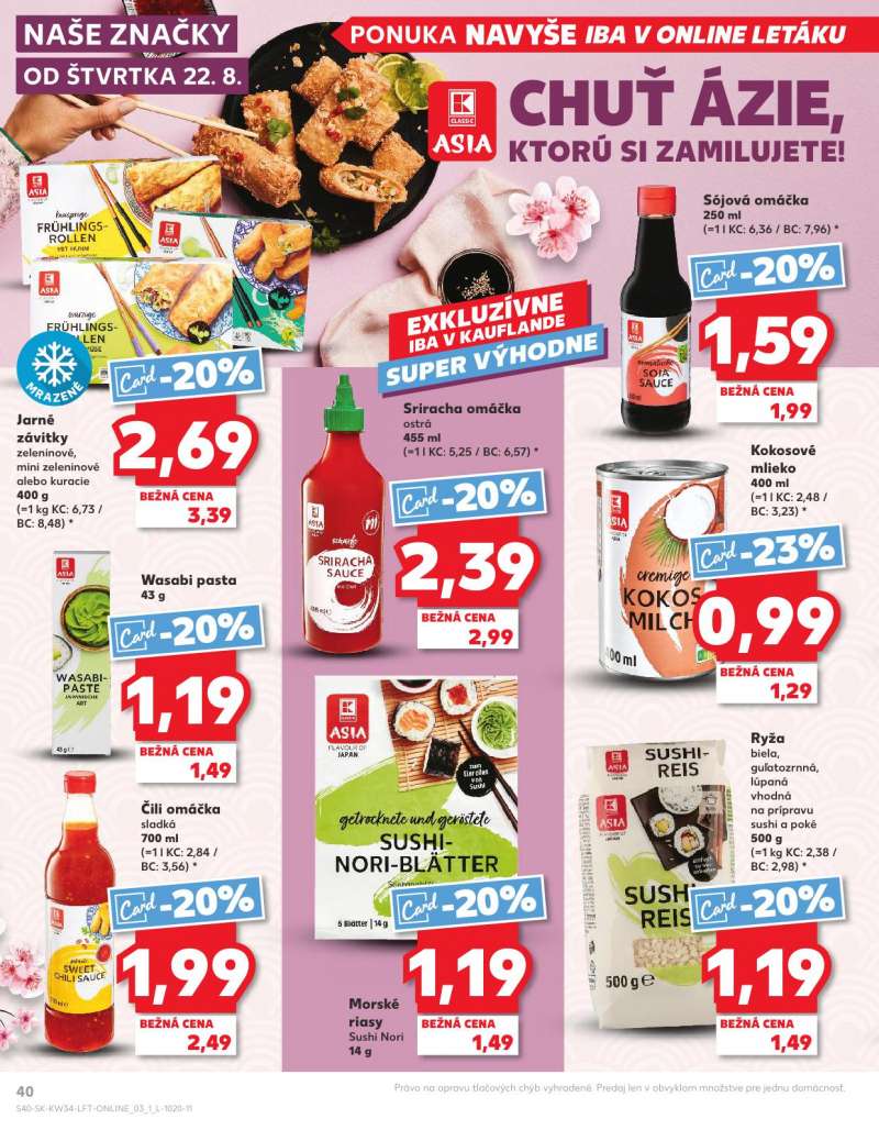 Kaufland Szlovákia Akciós Újság 40 oldal