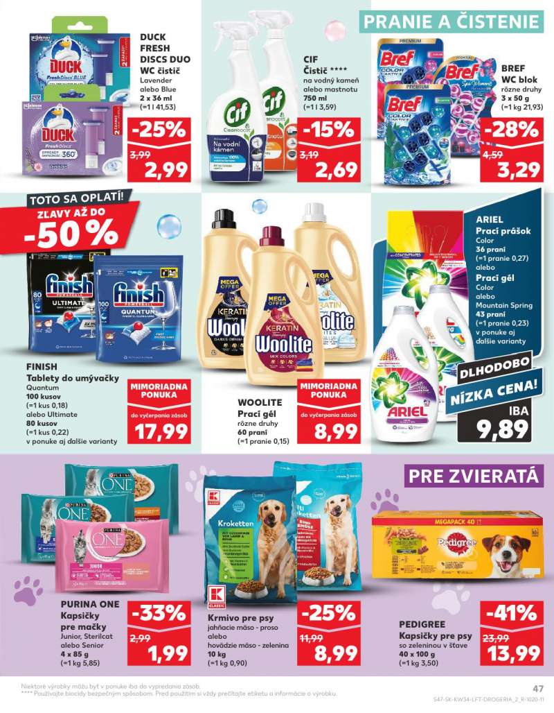 Kaufland Szlovákia Akciós Újság 47 oldal