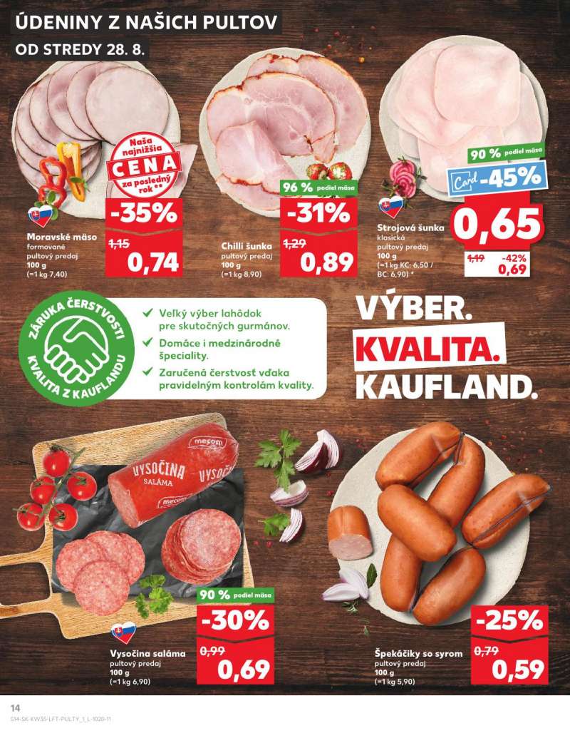 Kaufland Szlovákia Akciós Újság 14 oldal