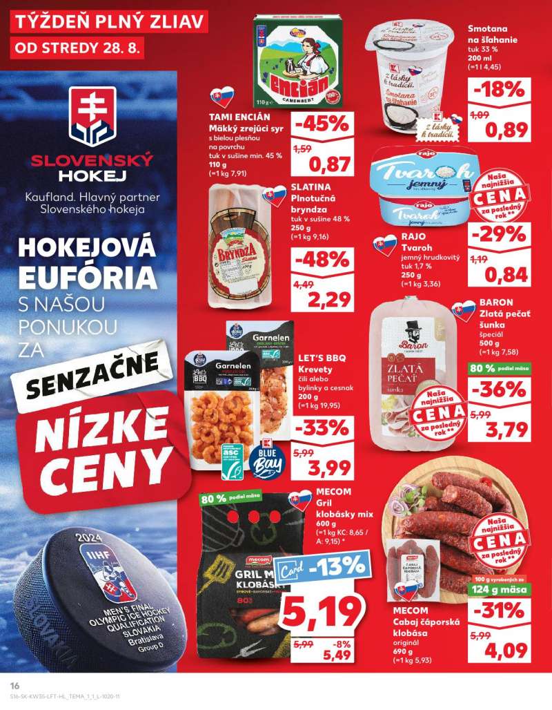 Kaufland Szlovákia Akciós Újság 16 oldal