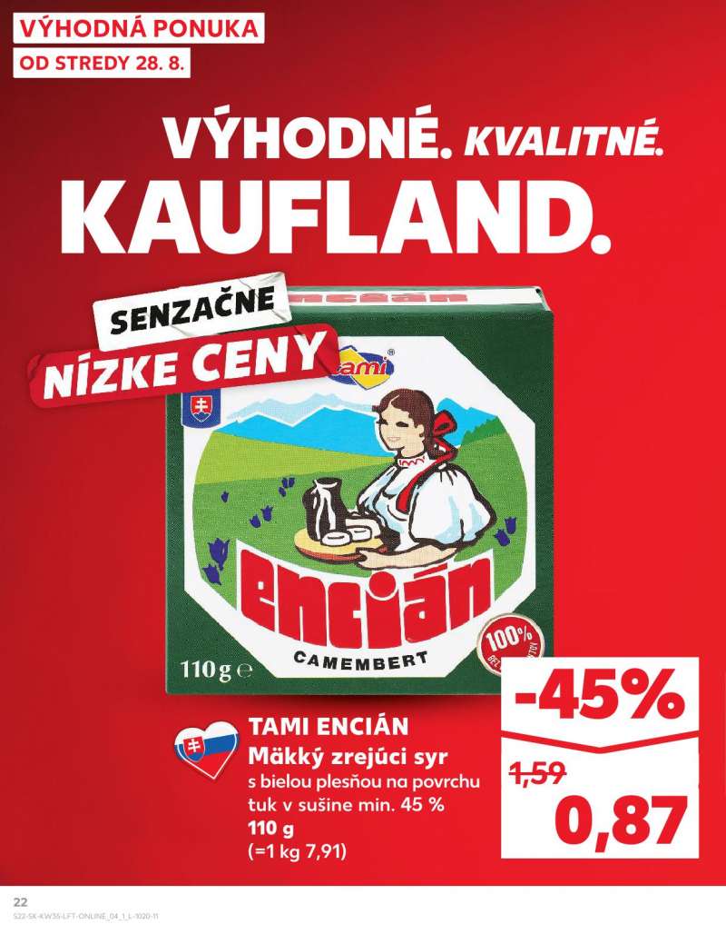 Kaufland Szlovákia Akciós Újság 22 oldal