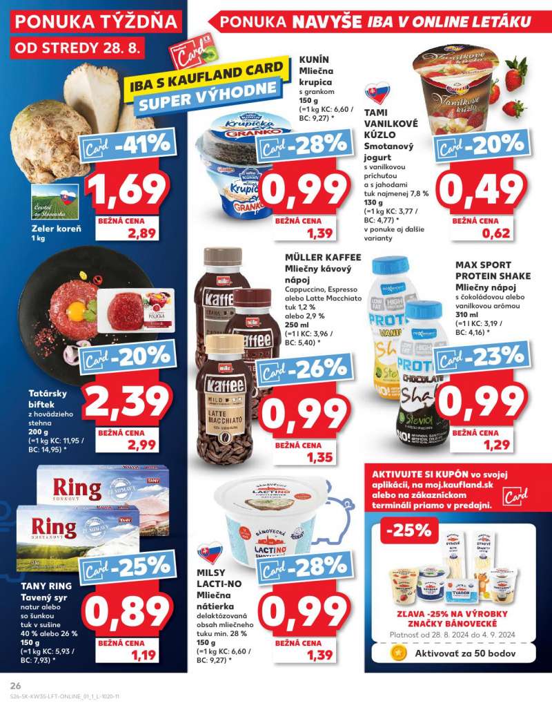 Kaufland Szlovákia Akciós Újság 26 oldal