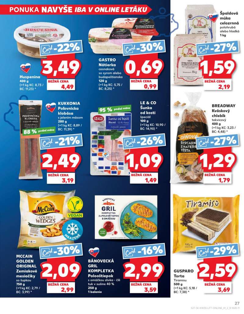 Kaufland Szlovákia Akciós Újság 27 oldal