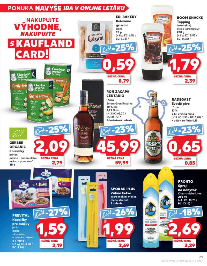 Kaufland Szlovákia Akciós Újság 29 oldal