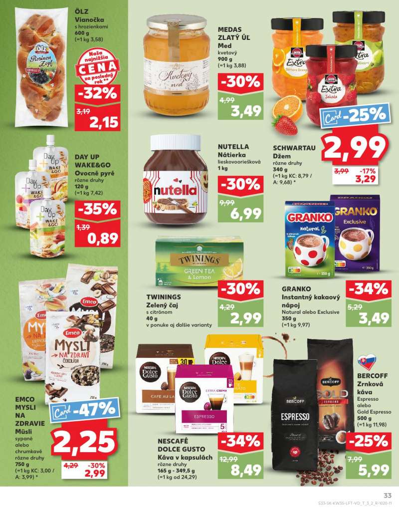 Kaufland Szlovákia Akciós Újság 33 oldal