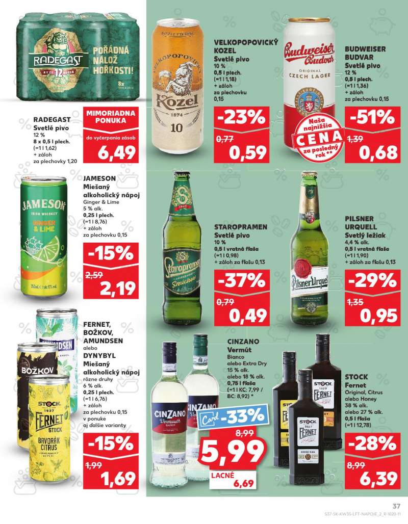 Kaufland Szlovákia Akciós Újság 37 oldal