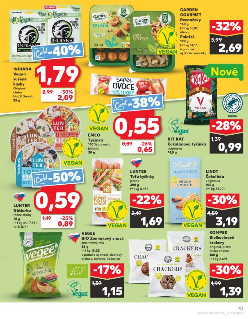 Kaufland Szlovákia Akciós Újság 43 oldal