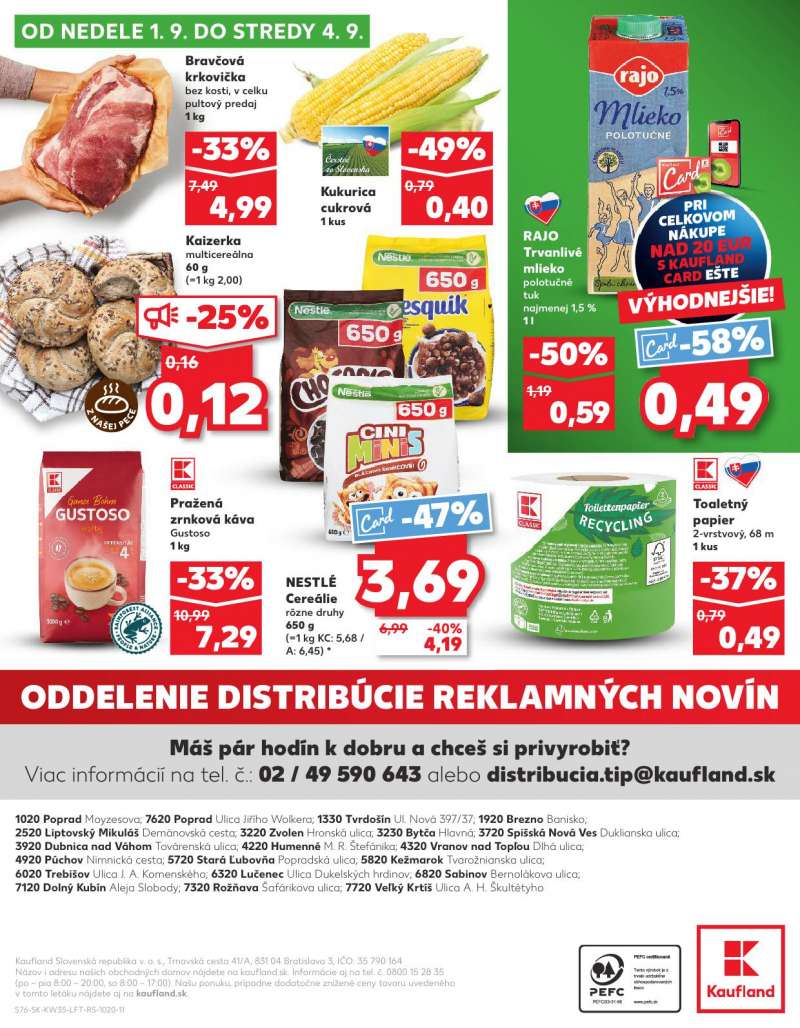 Kaufland Szlovákia Akciós Újság 76 oldal