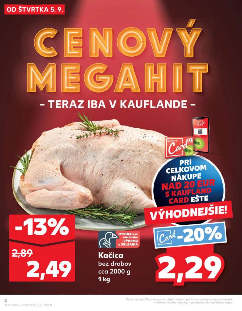 Kaufland Szlovákia Akciós Újság 2 oldal