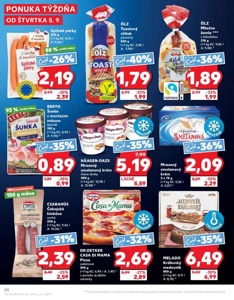 Kaufland Szlovákia Akciós Újság 24 oldal