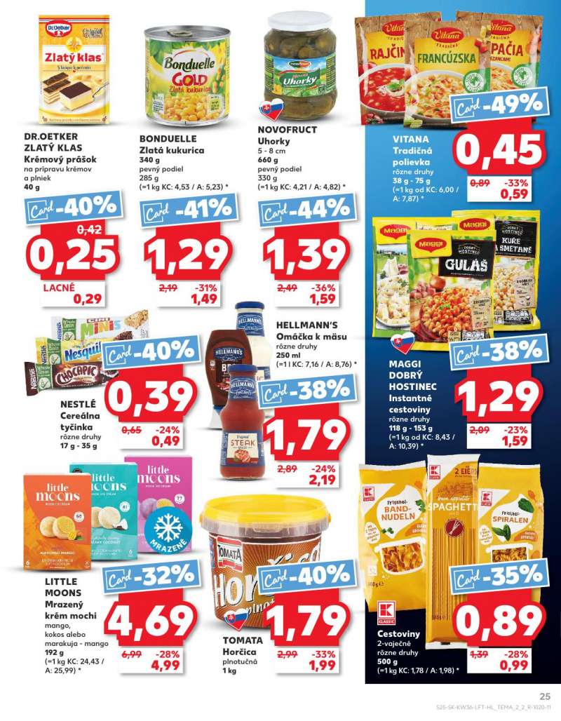 Kaufland Szlovákia Akciós Újság 25 oldal