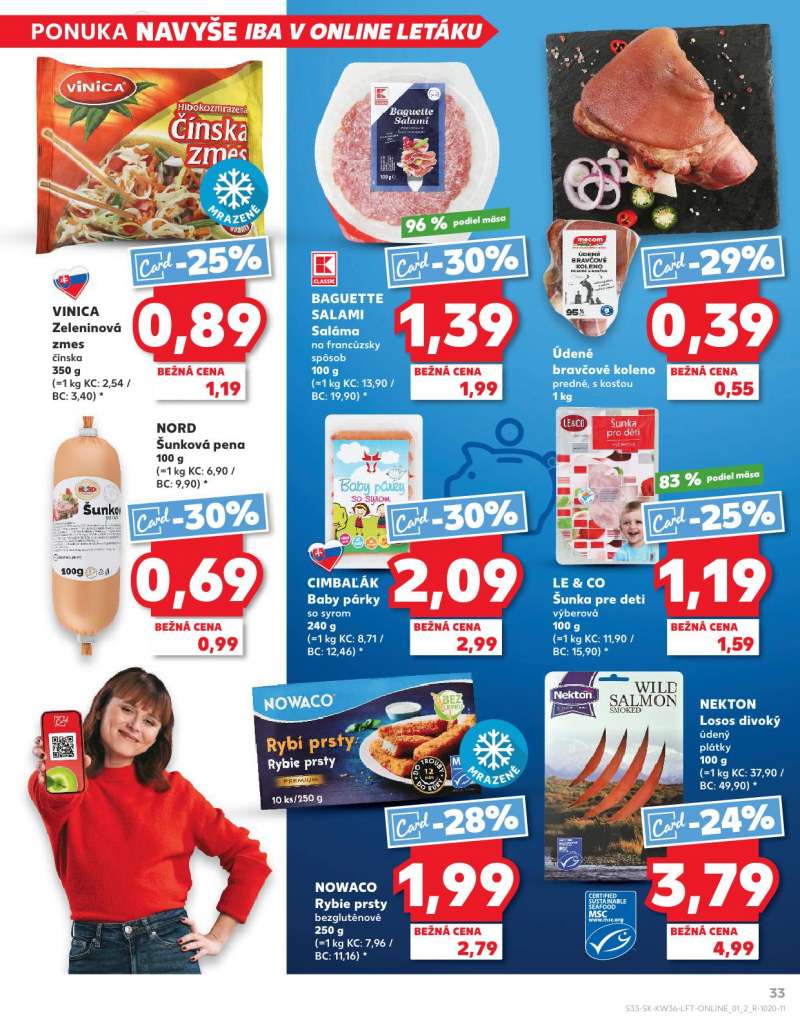 Kaufland Szlovákia Akciós Újság 33 oldal