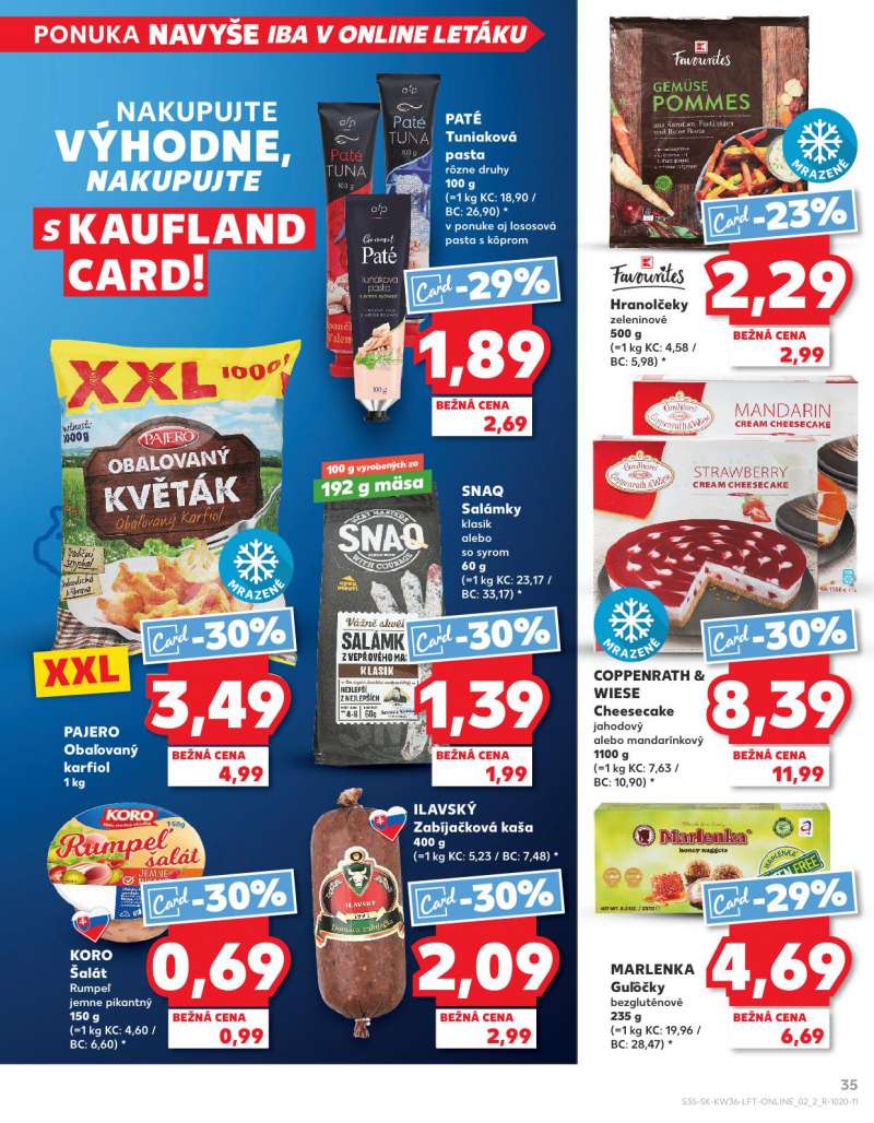 Kaufland Szlovákia Akciós Újság 35 oldal