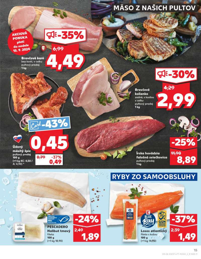 Kaufland Szlovákia Akciós Újság 15 oldal